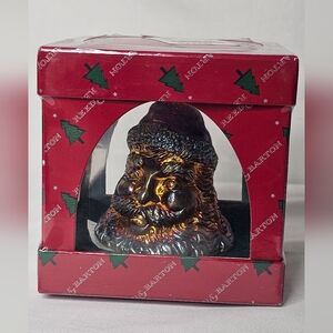Reed & Barton Santa Claus Bell Ornament #395 Silverplate Iridescent NIB